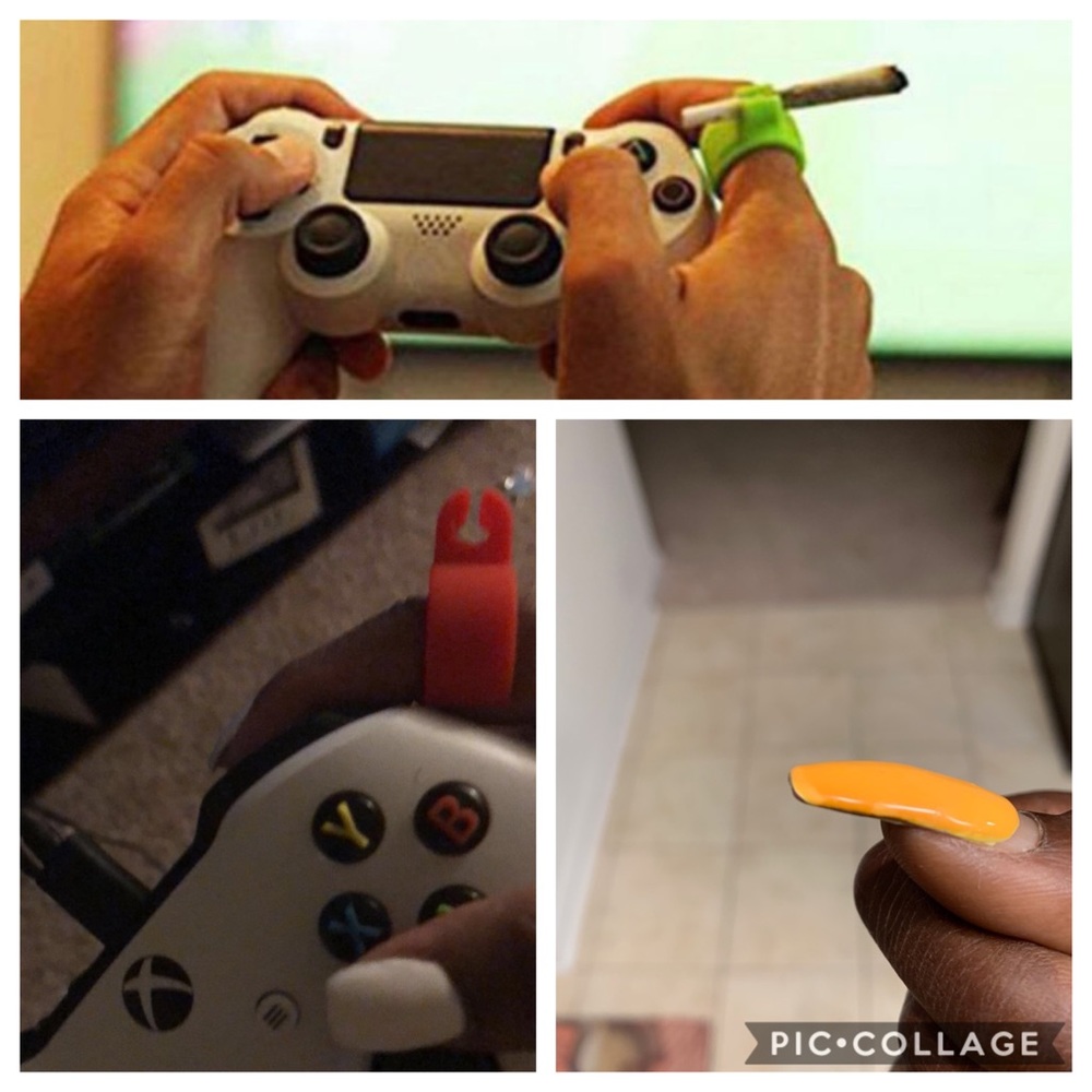 Hands free smoke ring